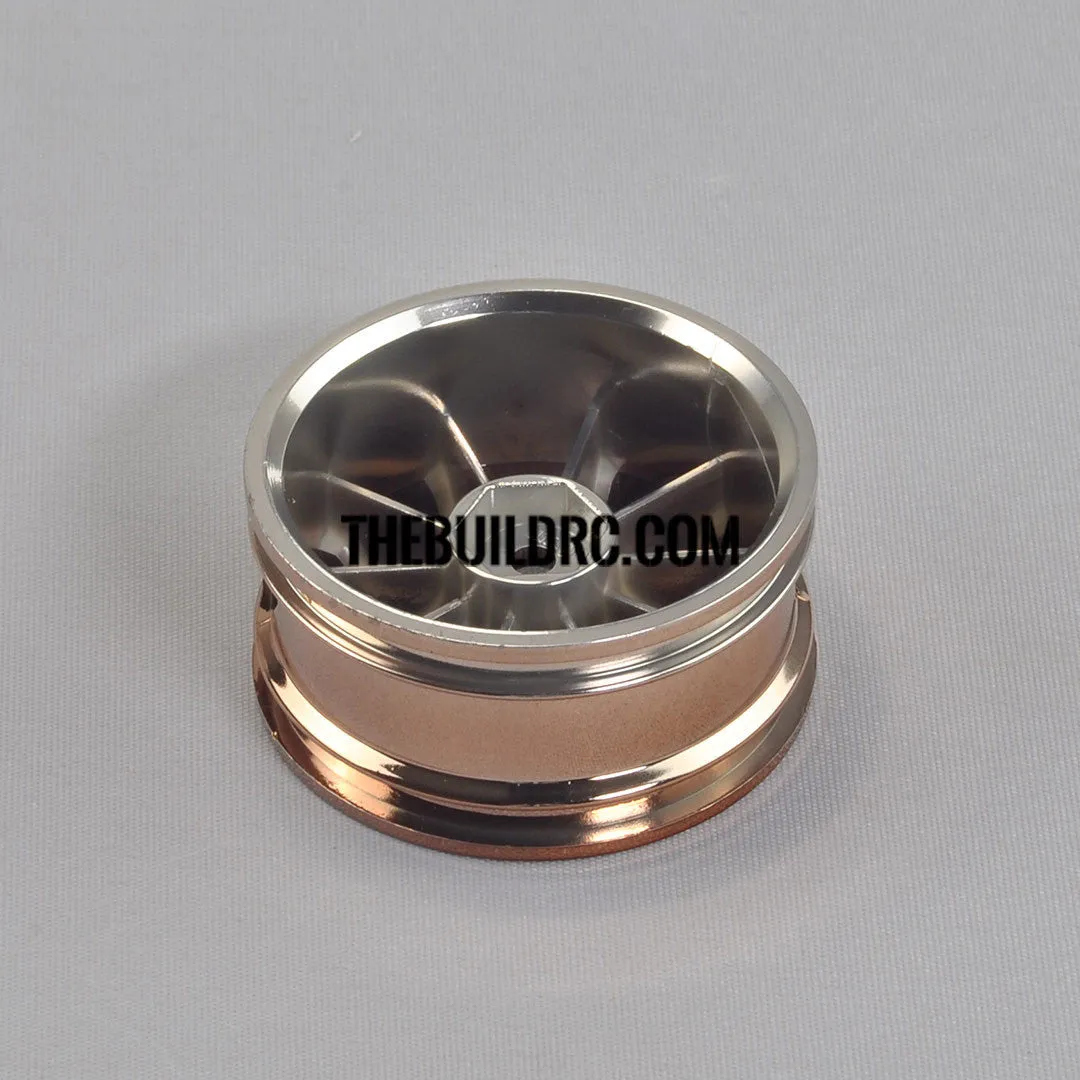 1/10 RC Car 26mm 10 Spoke 6mm Offset DRIFT Sporty Wheel 4pcs - Copper