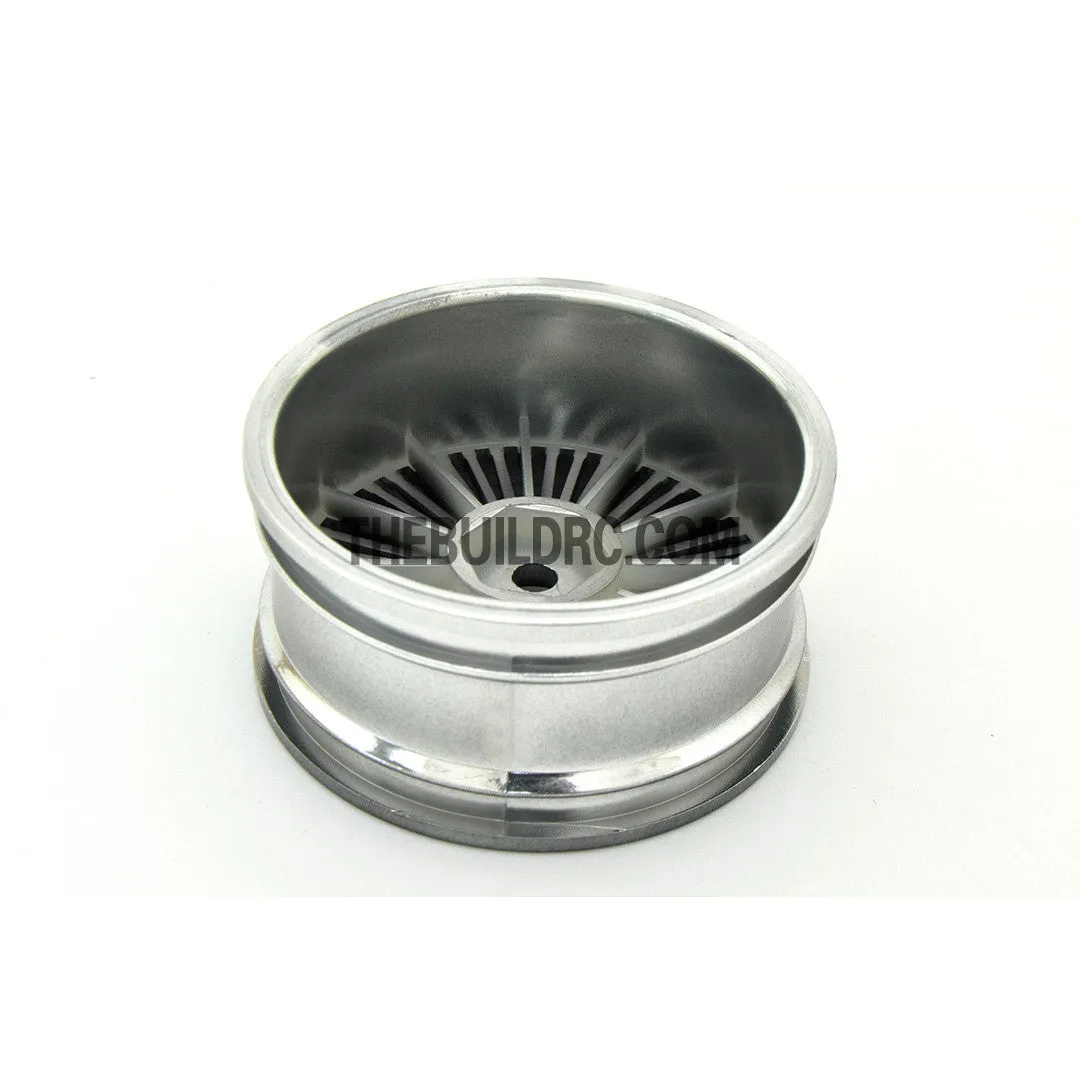 1/10 RC Car 26mm 55 Spoke 0mm Offset DRIFT Sporty Wheel 4pcs - Titanium