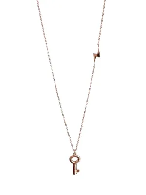 14k Gold Mini Key Necklace