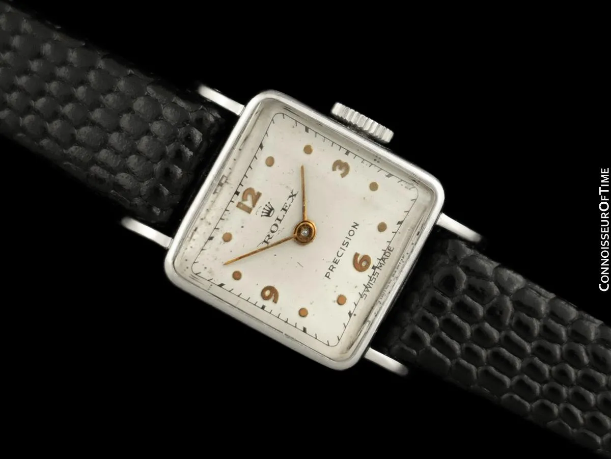 1946 Rolex Precision Vintage Ladies Dress Watch - Stainless Steel