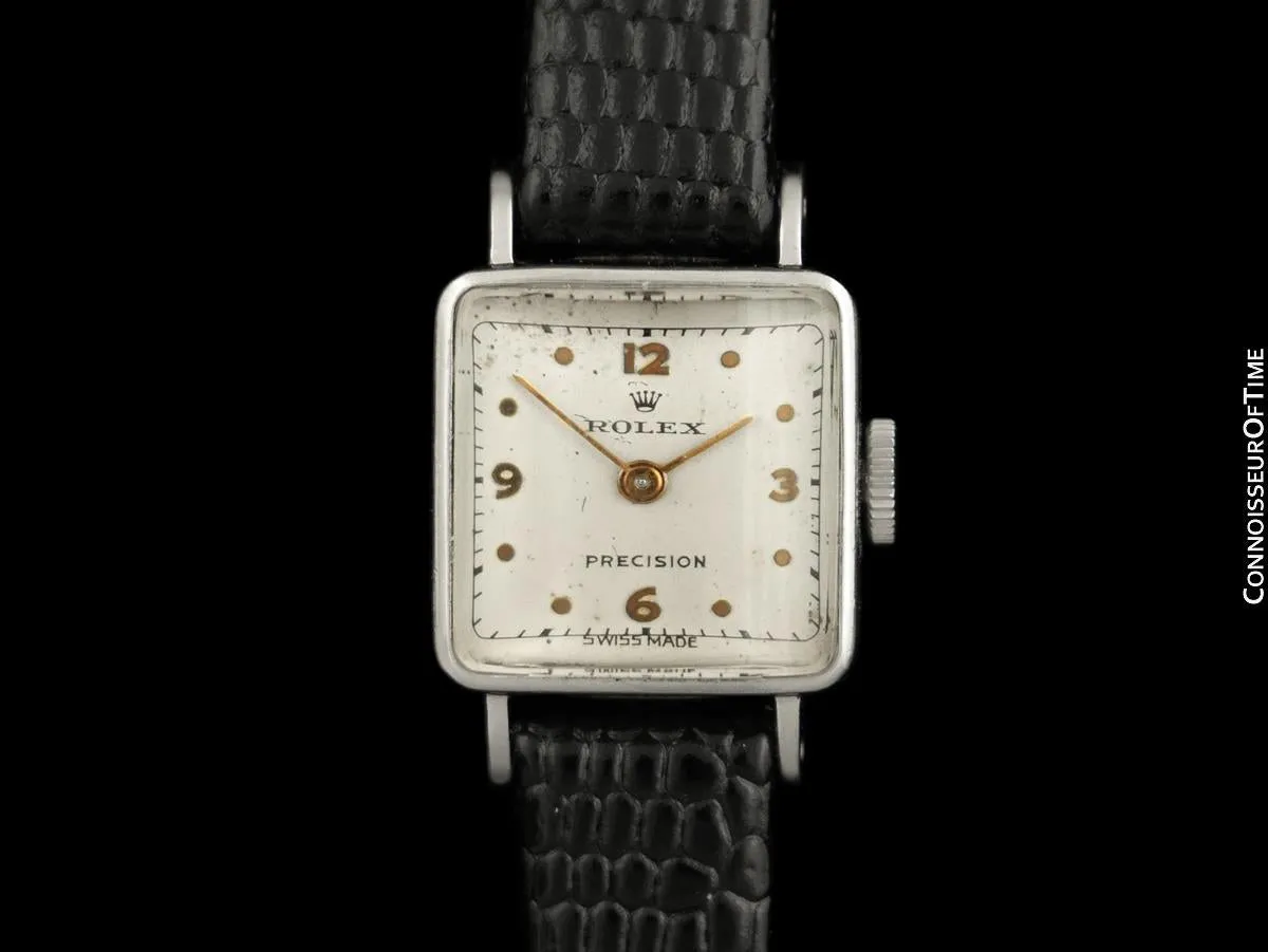1946 Rolex Precision Vintage Ladies Dress Watch - Stainless Steel