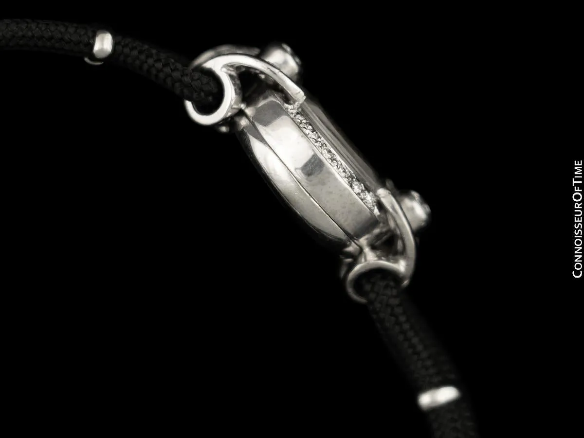 1950's Rolex Ladies Vintage Cocktail Watch - 18K White Gold & Diamonds