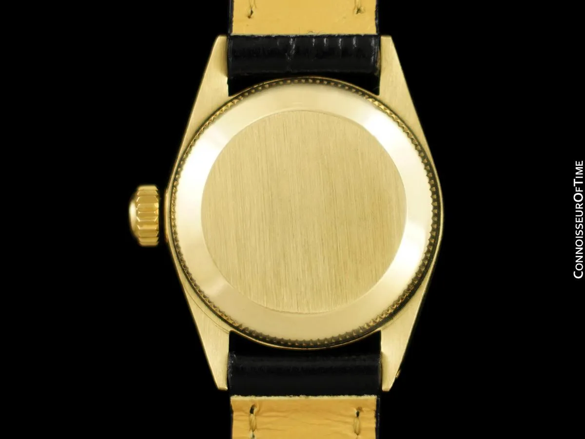 1960 Rolex Oyster Perpetual Ladies Automatic Vintage Watch - 14K Gold