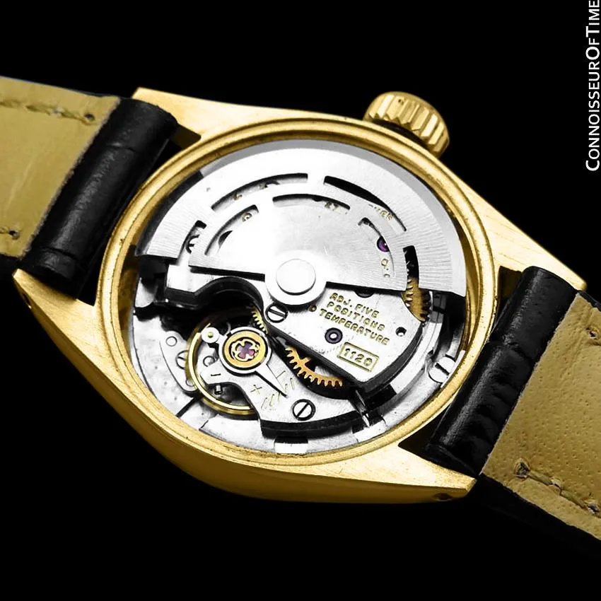 1960 Rolex Oyster Perpetual Ladies Automatic Vintage Watch - 14K Gold
