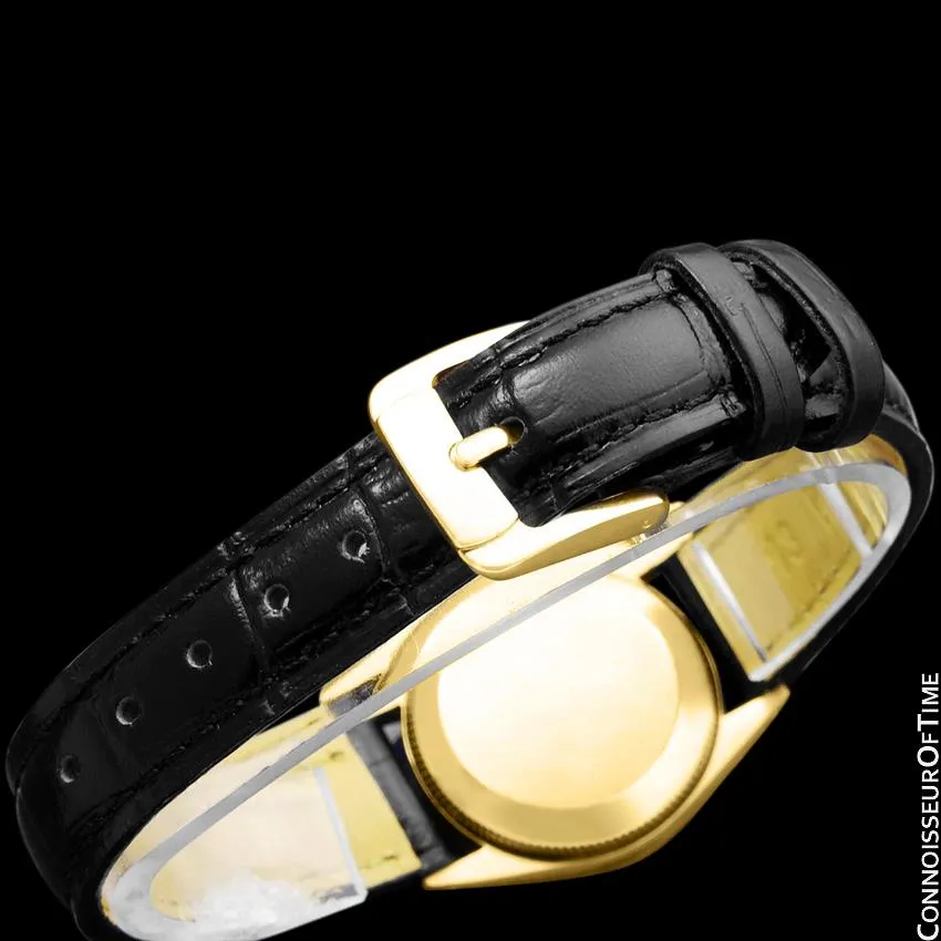 1960 Rolex Oyster Perpetual Ladies Automatic Vintage Watch - 14K Gold