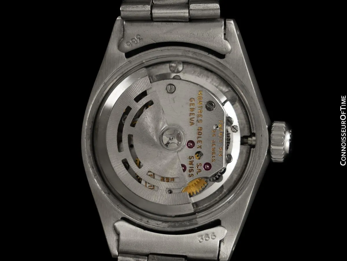 1962 Rolex Classic Vintage Ladies Date Datejust Watch - Stainless Steel & 18K White Gold
