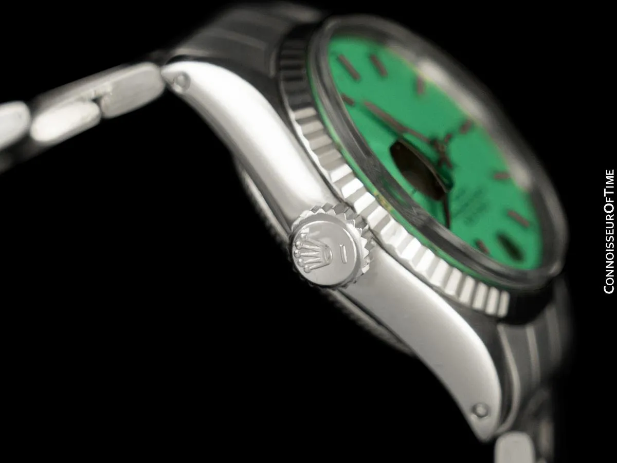 1962 Rolex Classic Vintage Ladies Date Datejust Watch - Stainless Steel & 18K White Gold