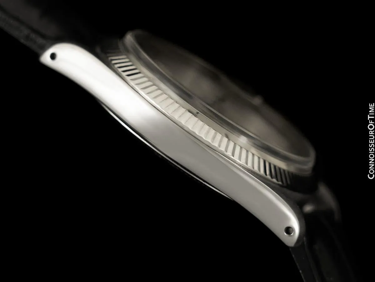 1967 Tudor (Rolex) Prince Oysterdate Vintage Mens Ref. 7996 Watch - Stainless Steel & 18K White Gold