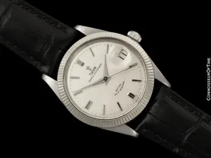 1967 Tudor (Rolex) Prince Oysterdate Vintage Mens Ref. 7996 Watch - Stainless Steel & 18K White Gold