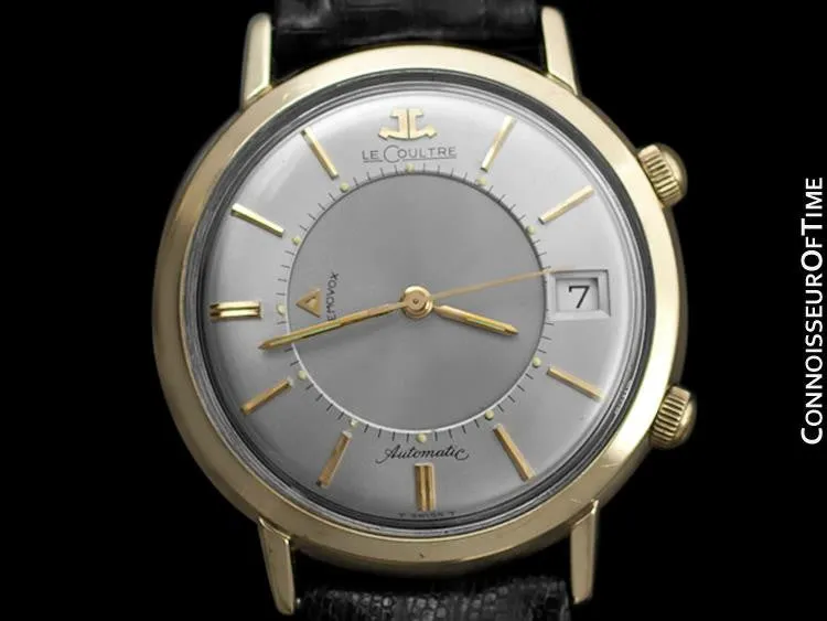 1969 Jaeger-LeCoultre Vintage Mens Memovox Alarm Reveil, Automatic - 10K Gold Filled