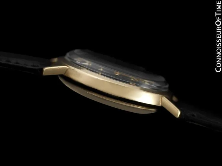 1969 Jaeger-LeCoultre Vintage Mens Memovox Alarm Reveil, Automatic - 10K Gold Filled