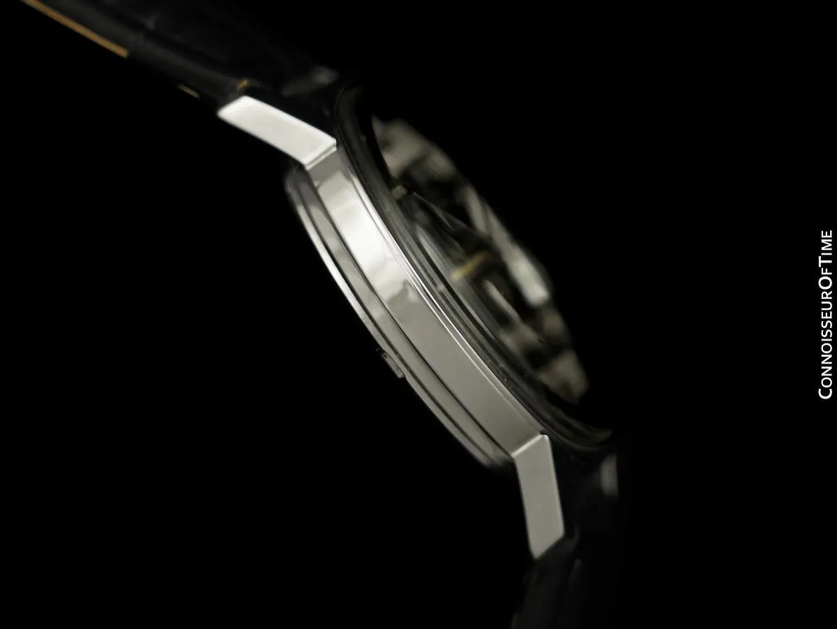 1969 Omega Seamaster Geneve Mens Vintage Watch with 565 Movement, Automatic, Quick-Setting Date - Stainless Steel