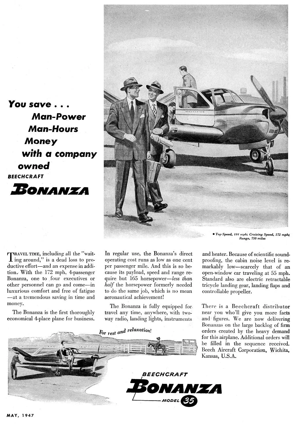 1973 Beechcraft Bonanza Zippo™ Slim Lighter