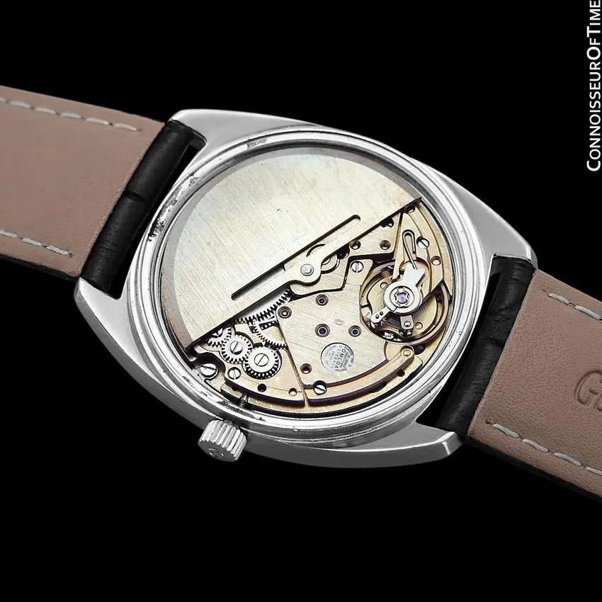 1973 Omega Constellation "C" Chronometer Vintage Mens Calendar Date Watch - Stainless Steel