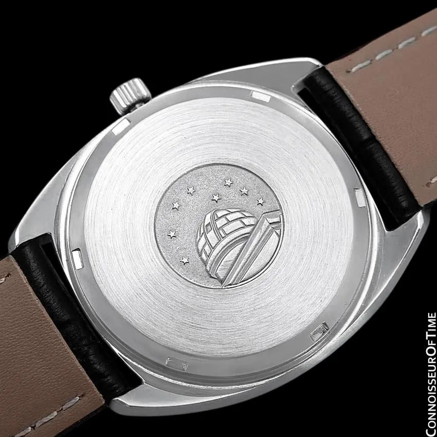 1973 Omega Constellation "C" Chronometer Vintage Mens Calendar Date Watch - Stainless Steel