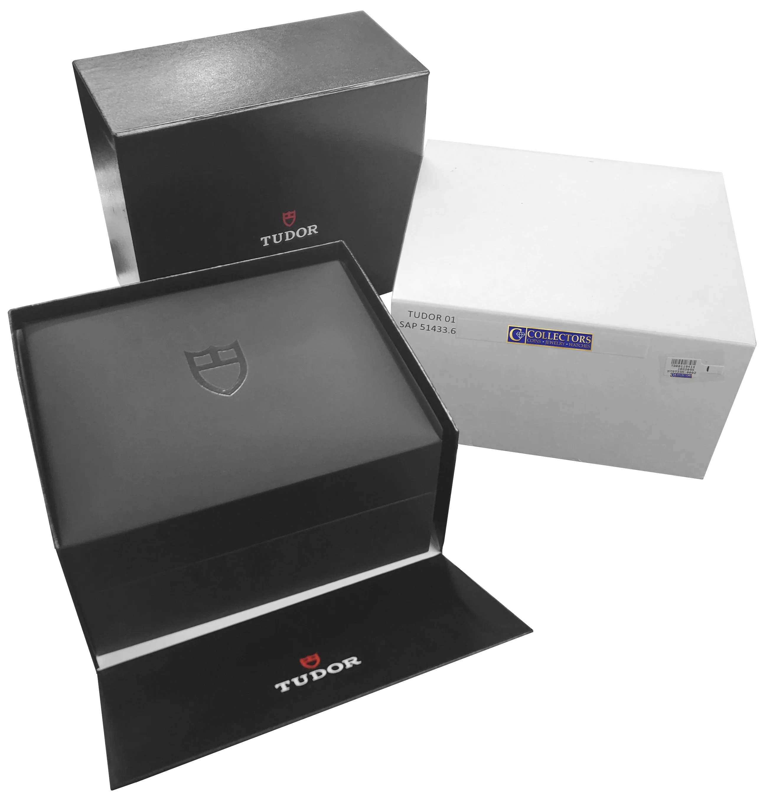 2019 Tudor Black Bay Heritage Two-Tone Stainless Black 41mm Watch 79733N B P SET