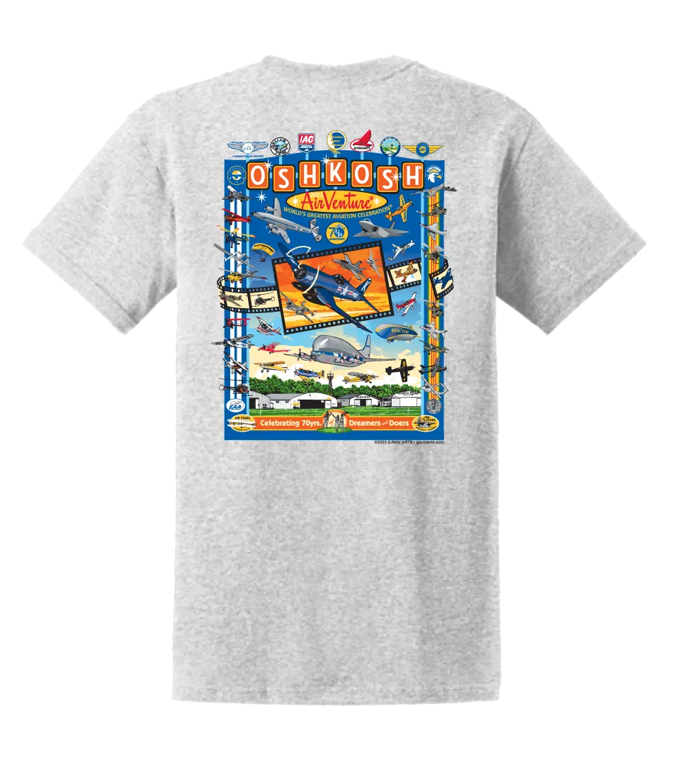 2023 EAA Oshkosh AirVenture Main Event T-shirt