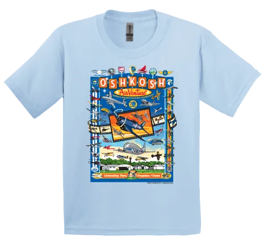 2023 EAA Oshkosh AirVenture Main Event YOUTH T-shirt