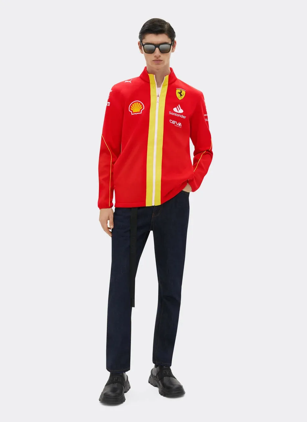 2024 Scuderia Ferrari Team Replica Soft-Shell jacket