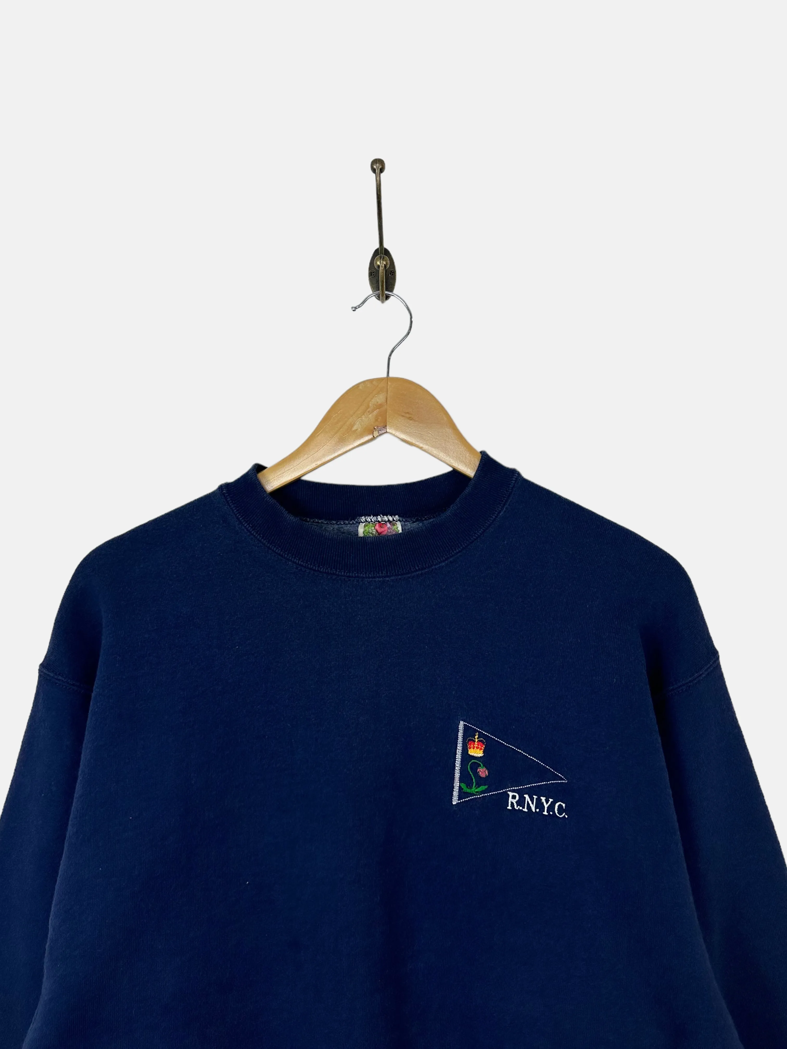 90's Royal Newfoundland Yacht Club USA Made Vintage Sweatshirt Size M-L