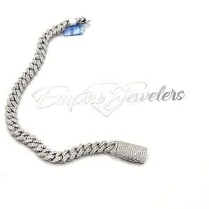 925 MOISSANITE CUBAN BRACELET