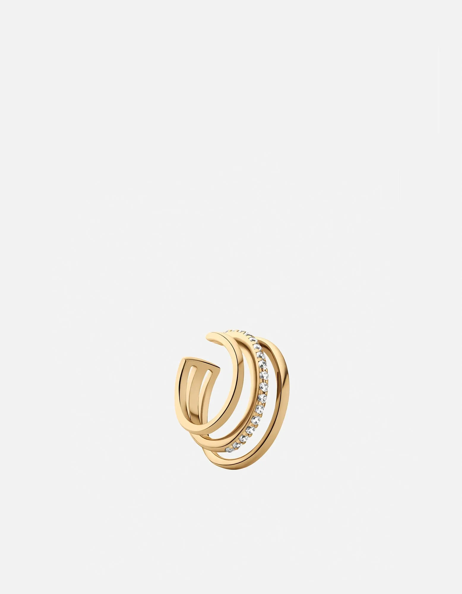 Adin Earring Cuff, Gold Vermeil/Topaz