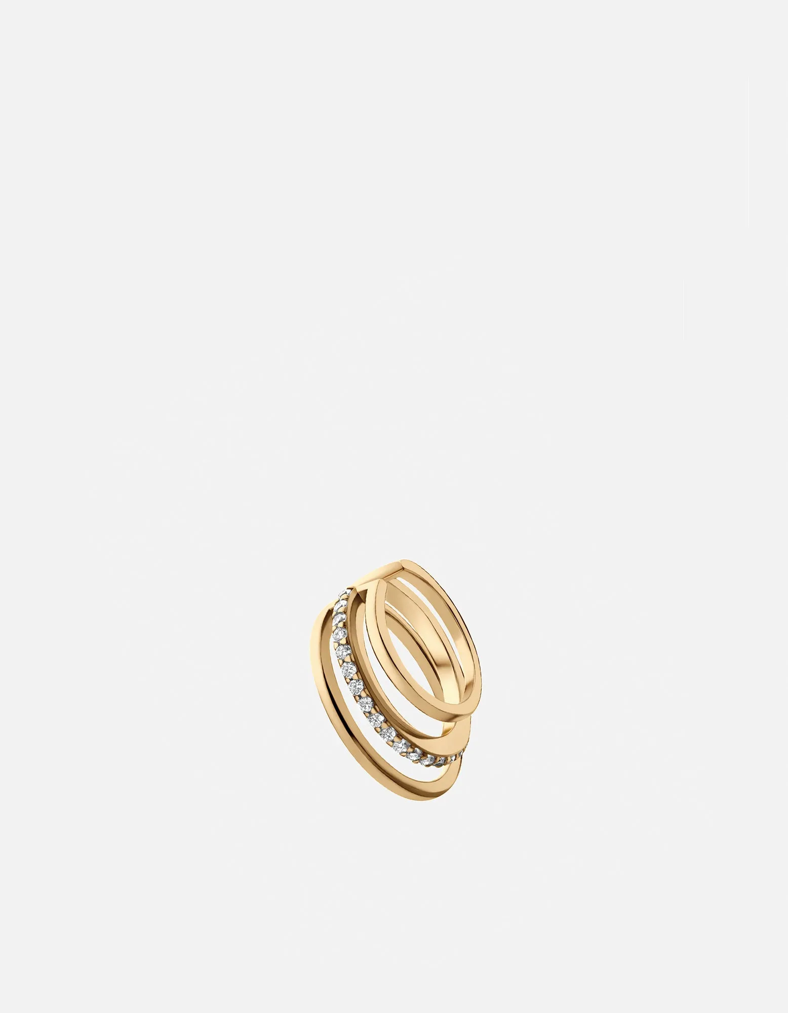 Adin Earring Cuff, Gold Vermeil/Topaz