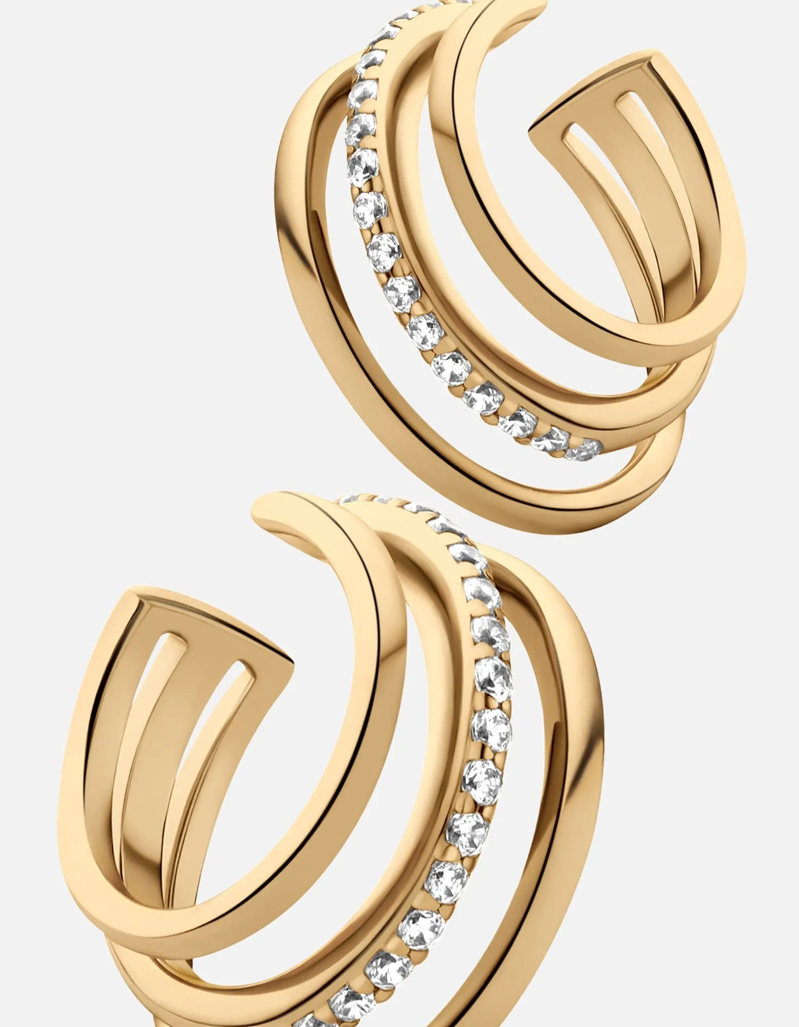 Adin Earring Cuff, Gold Vermeil/Topaz