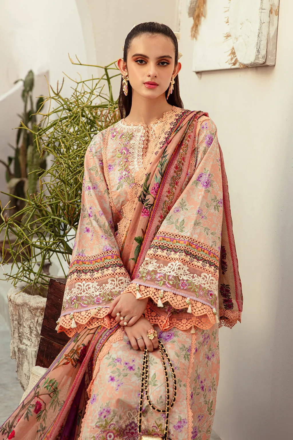 AJR ALIF AFFORDABLE LAWN ’24 | Coral Blush