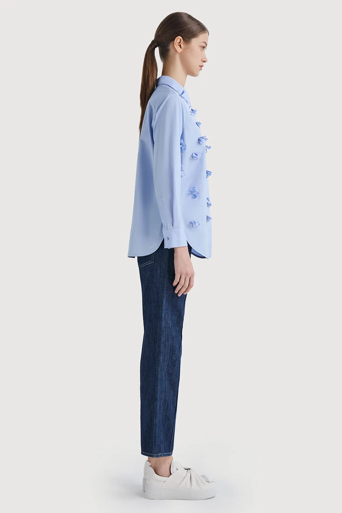 Allover Pom Pom Shirt