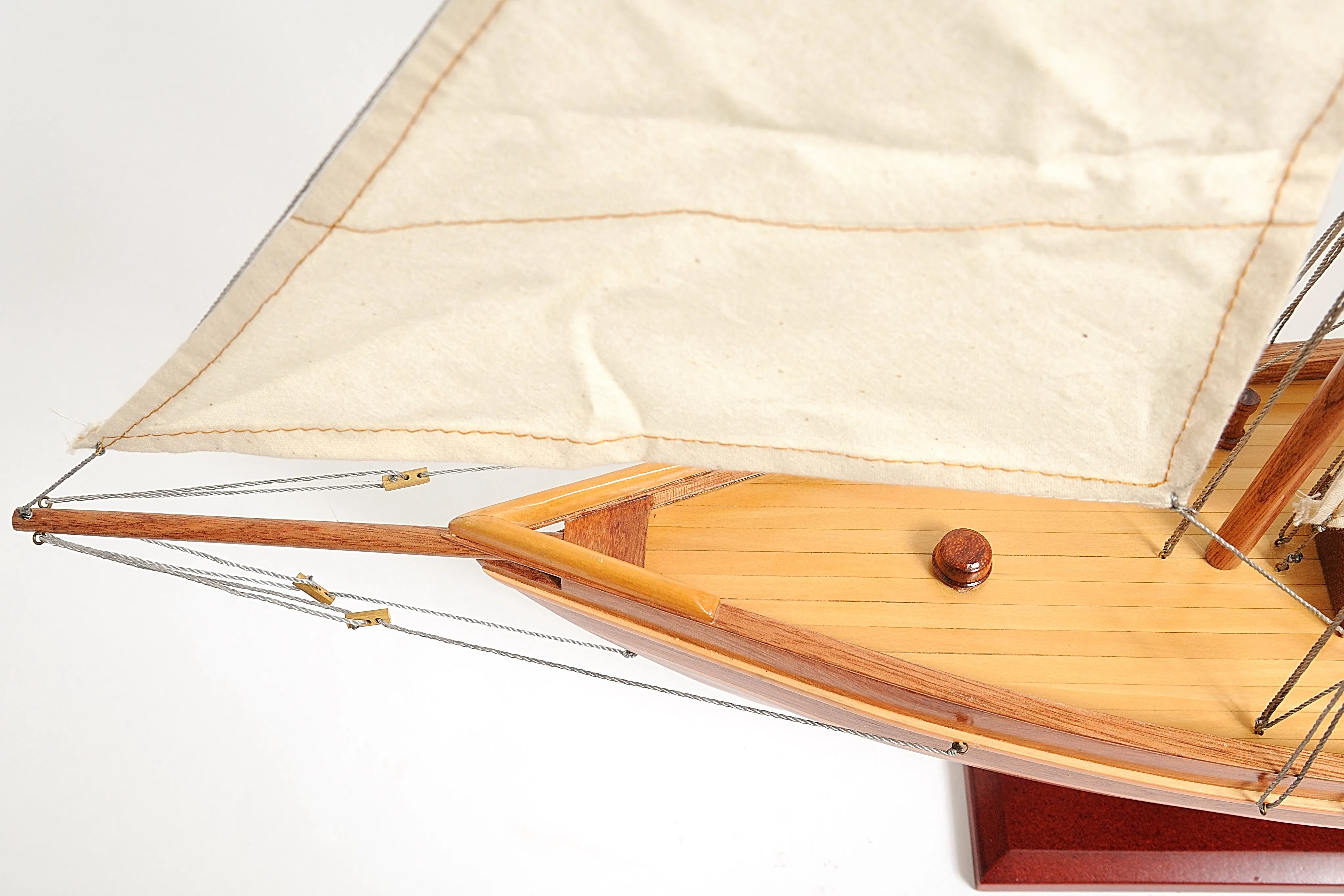 America Cup Racing Yacht Fully Assembled Model