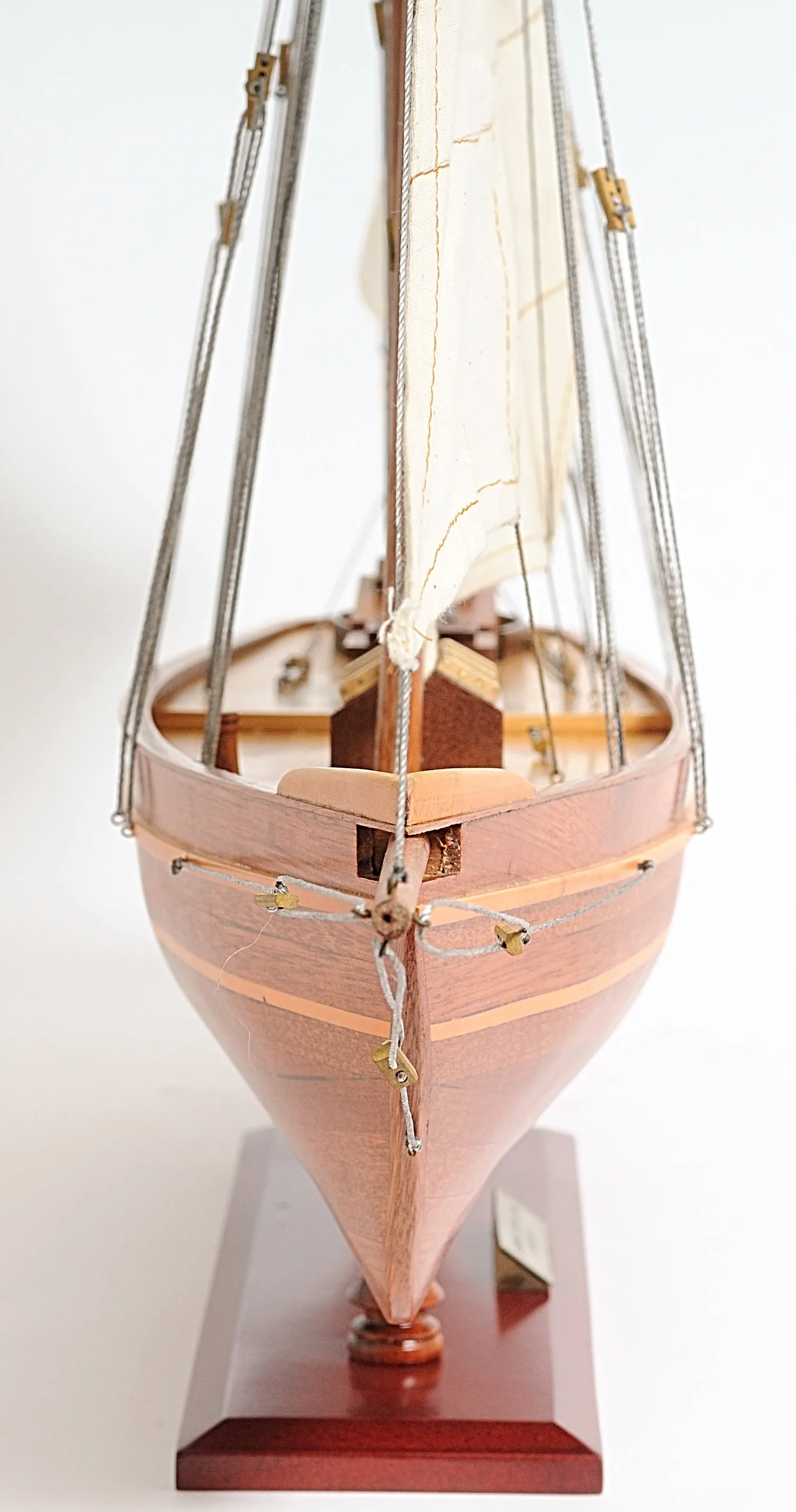 America Cup Racing Yacht Fully Assembled Model