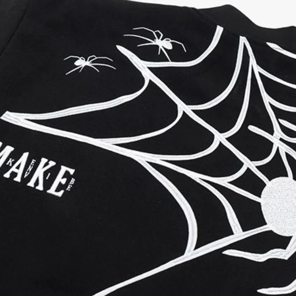 American Spider Web Embroidered Jacket