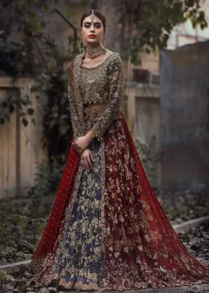 Asian Luxury Bridal Outfit for Wedding #C2043