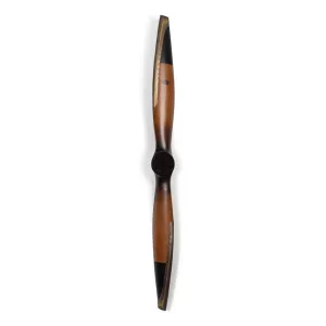 Authentic Models Vintage Black Tip Propeller, Large AP182, 73 Inch