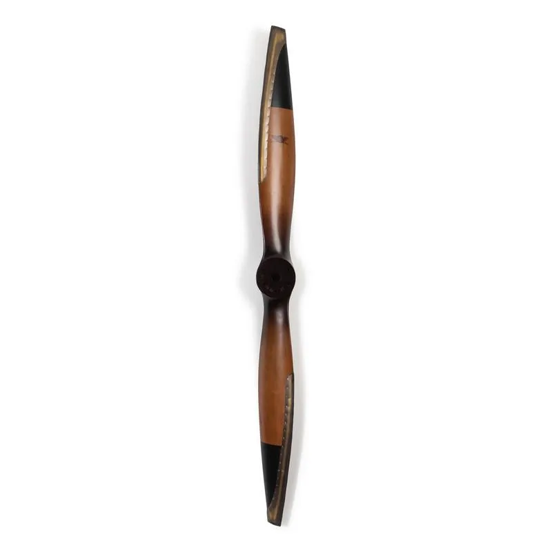 Authentic Models Vintage Black Tip Propeller, Large AP182, 73 Inch