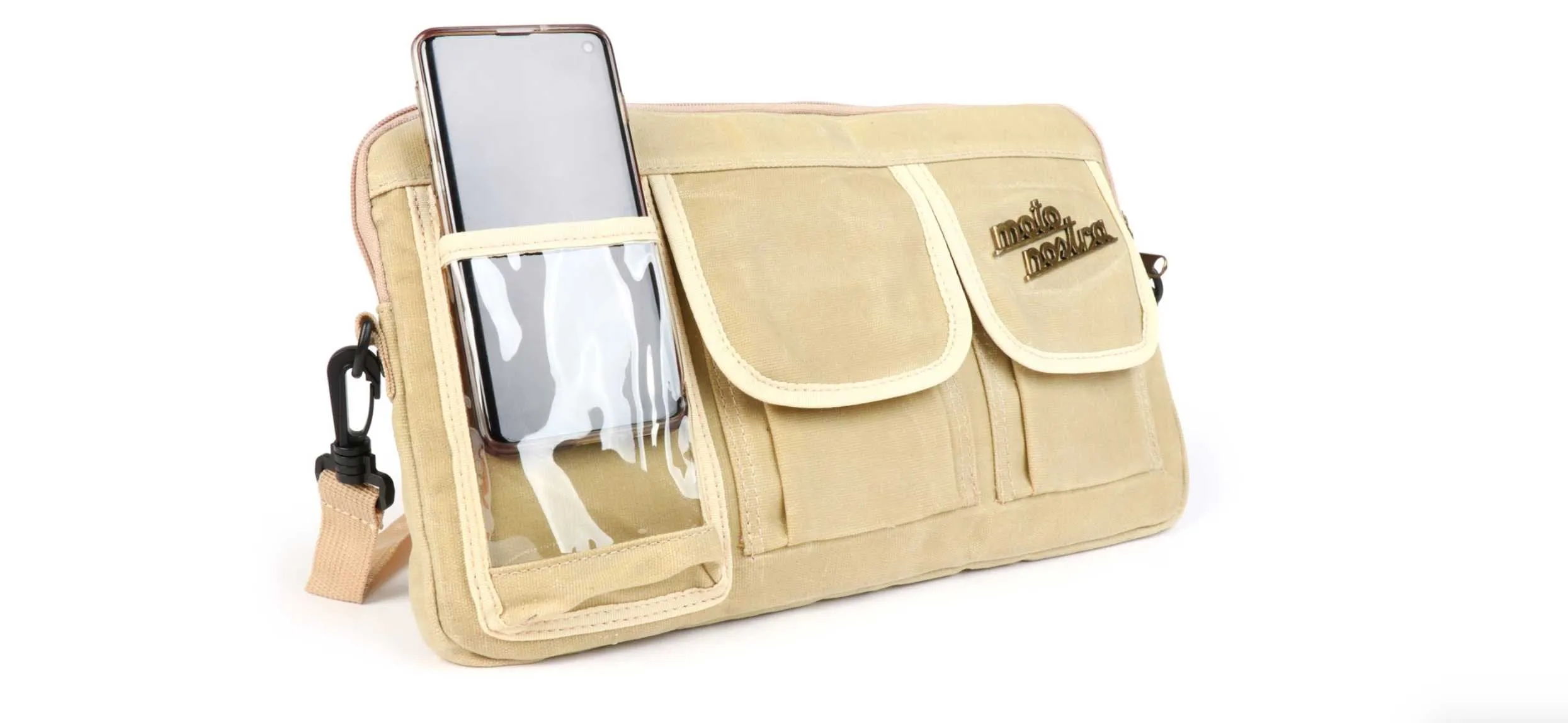 Bag for Luggage Compartment MOTO NOSTRA Beige | Vespa 125/150/200/ P/PK/PX/ TX/GTS