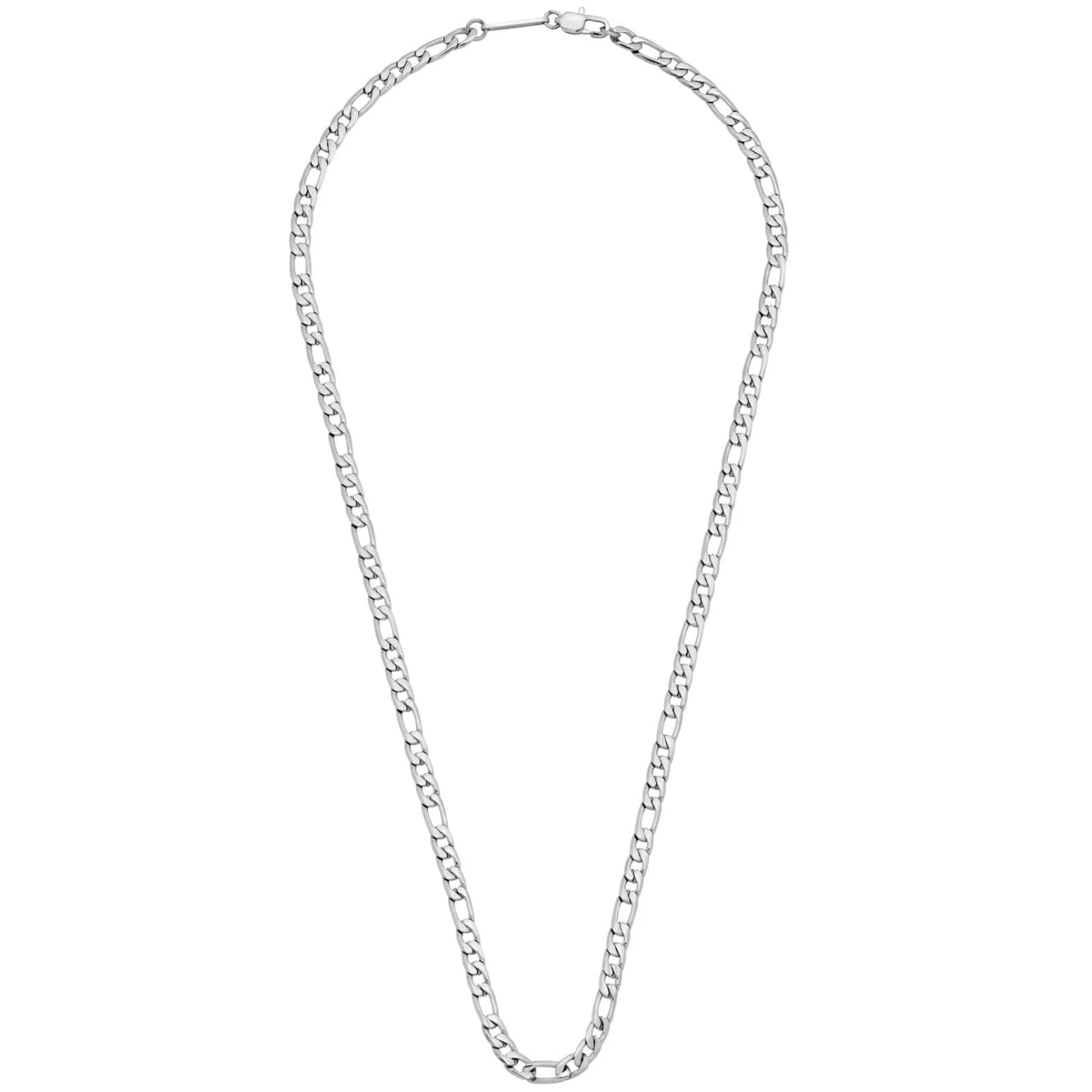 Bartlett Gents Figaro Chain Silver Necklace