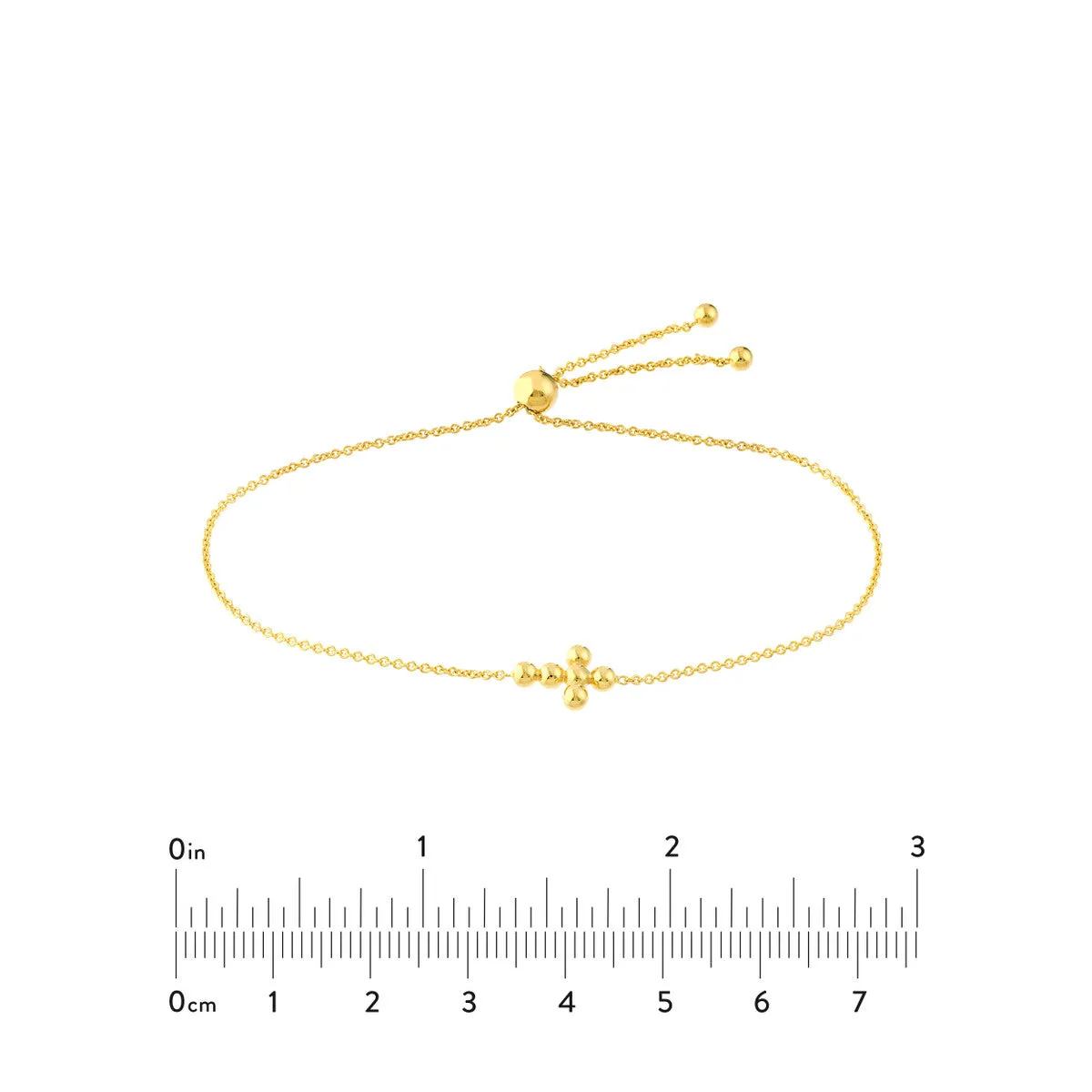 Beaded Cross Bracelet