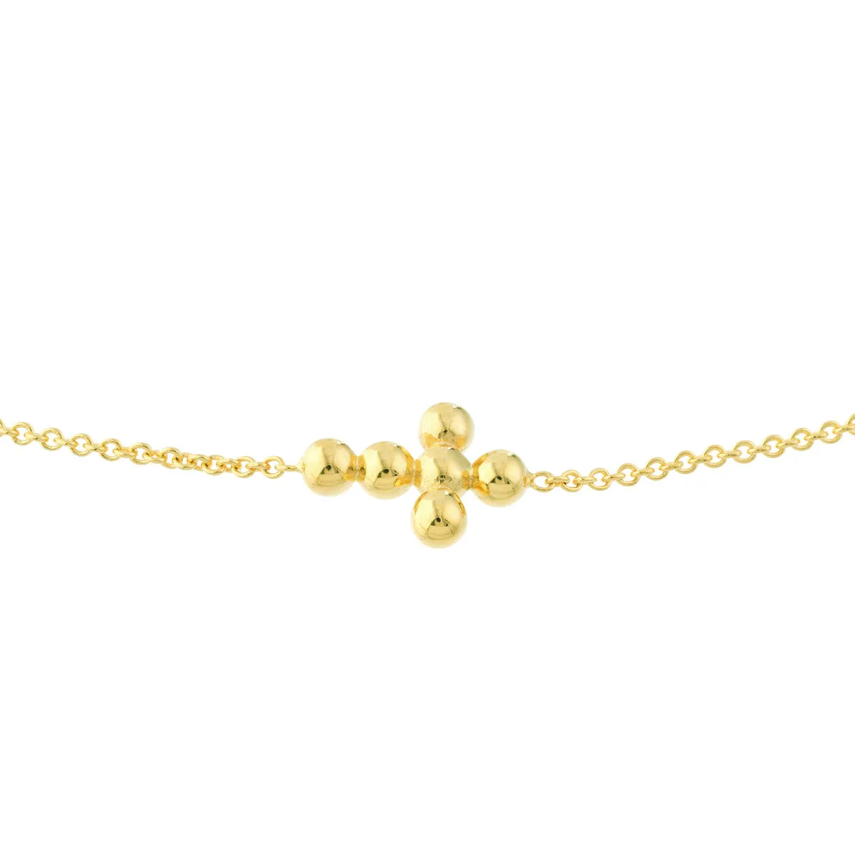 Beaded Cross Bracelet