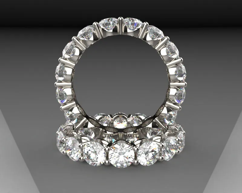 Bespoke Signature Eternity Band w 4mm LG diamond