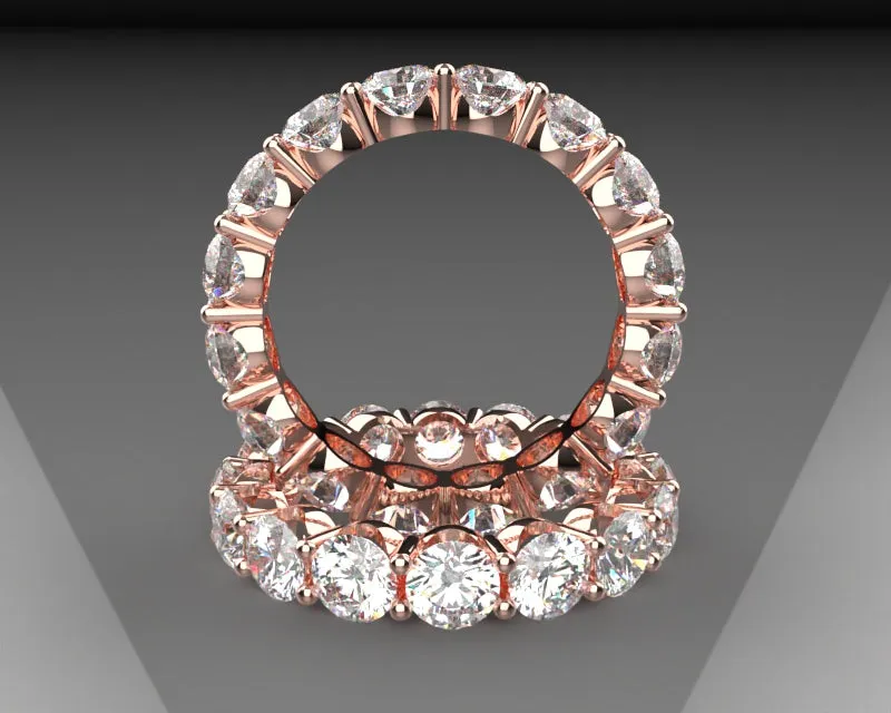 Bespoke Signature Eternity Band w 4mm LG diamond