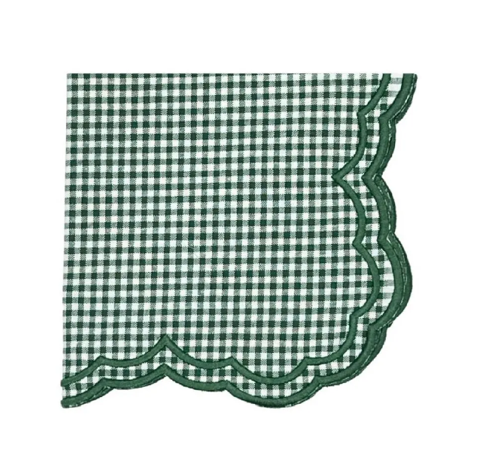 Bettina Napkin-Dark Green Gingham (Set of 4)