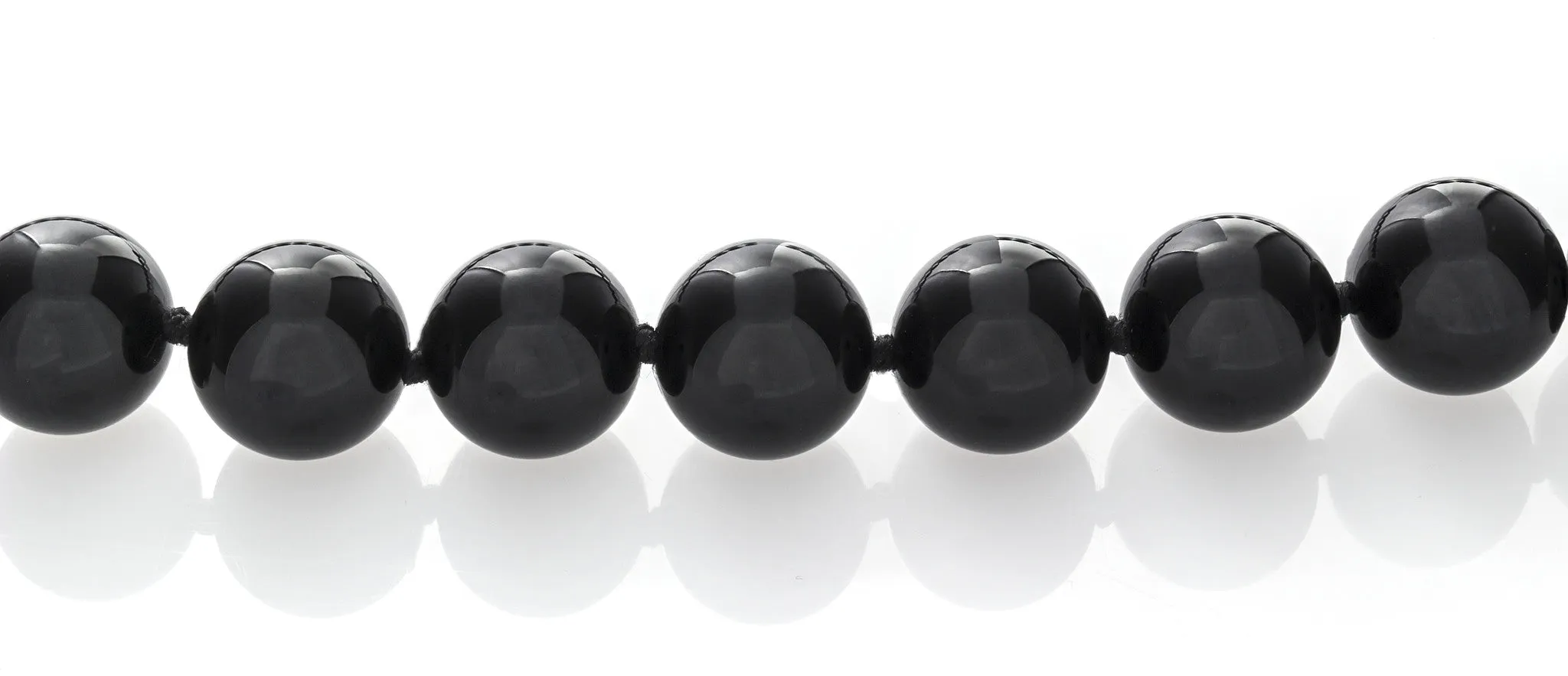 BLACK ONYX NECKLACE | 10mm