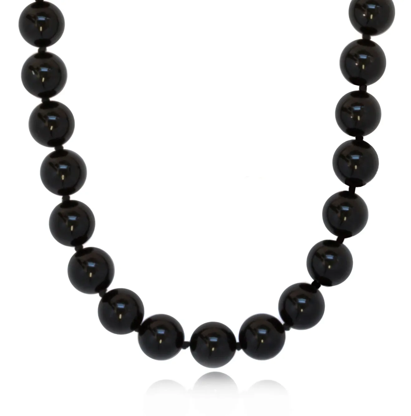 BLACK ONYX NECKLACE | 10mm