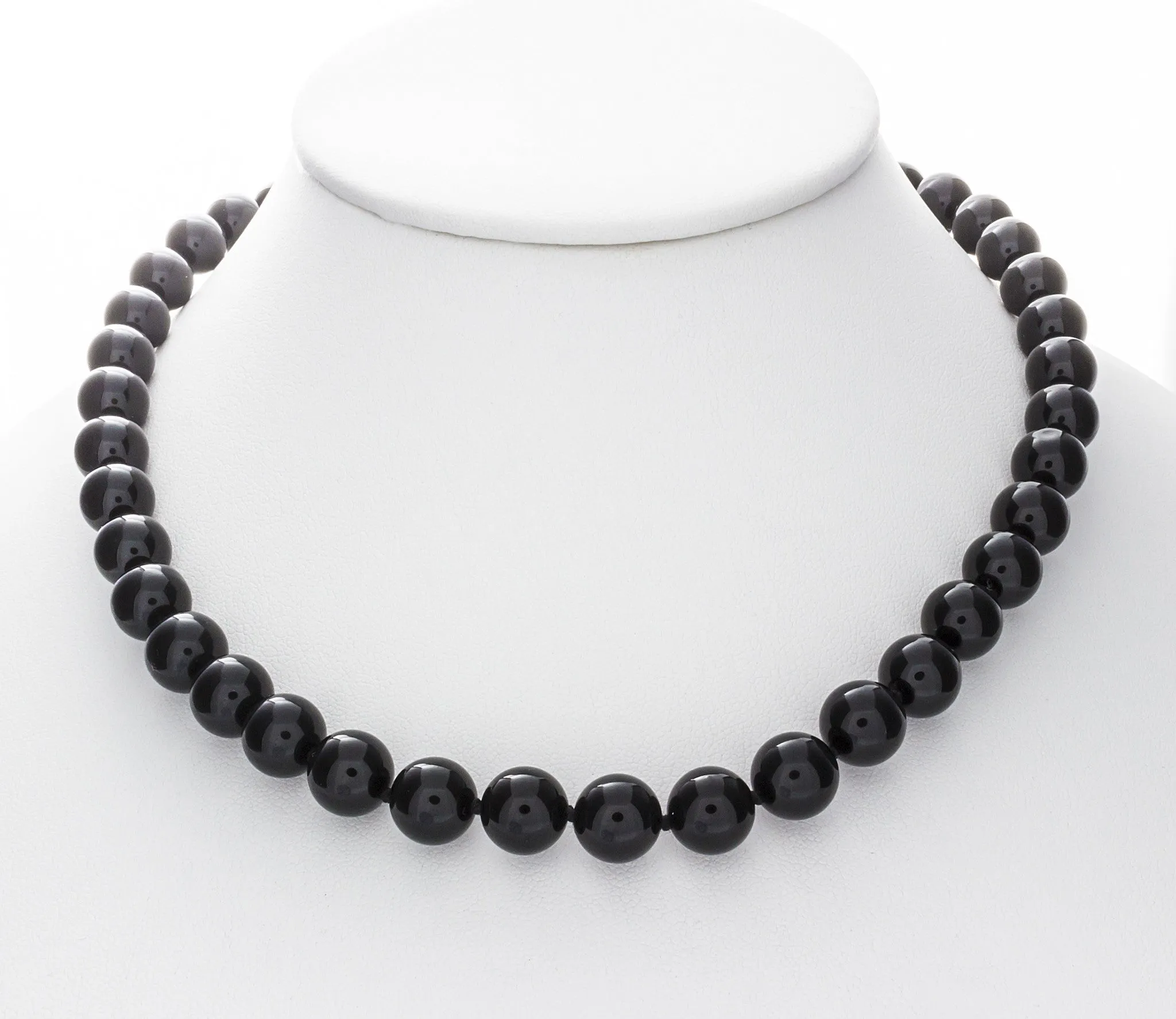 BLACK ONYX NECKLACE | 10mm
