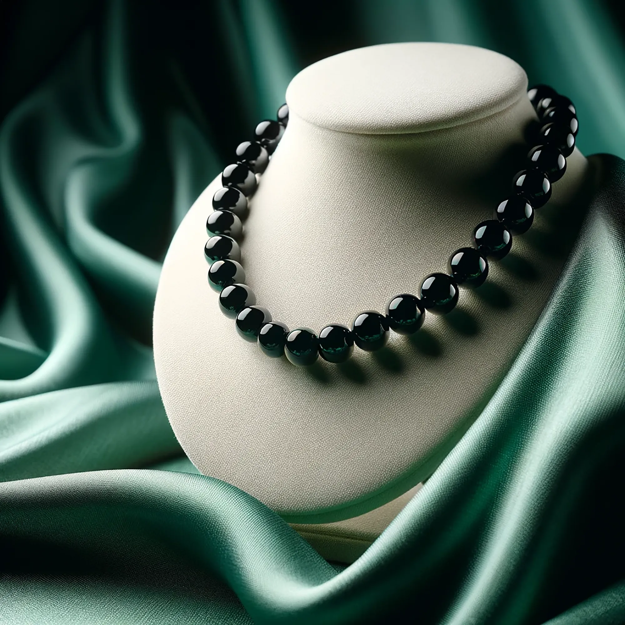 BLACK ONYX NECKLACE | 10mm