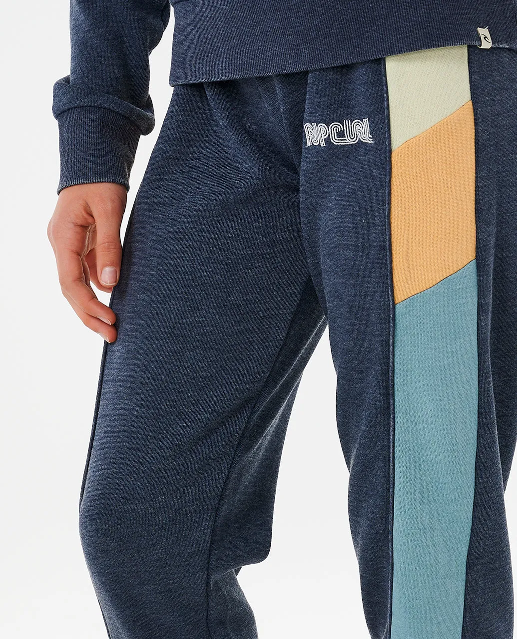 BLOCK PARTY TRACK PANT- GIRL - NAVY (AGES 8 & 10)
