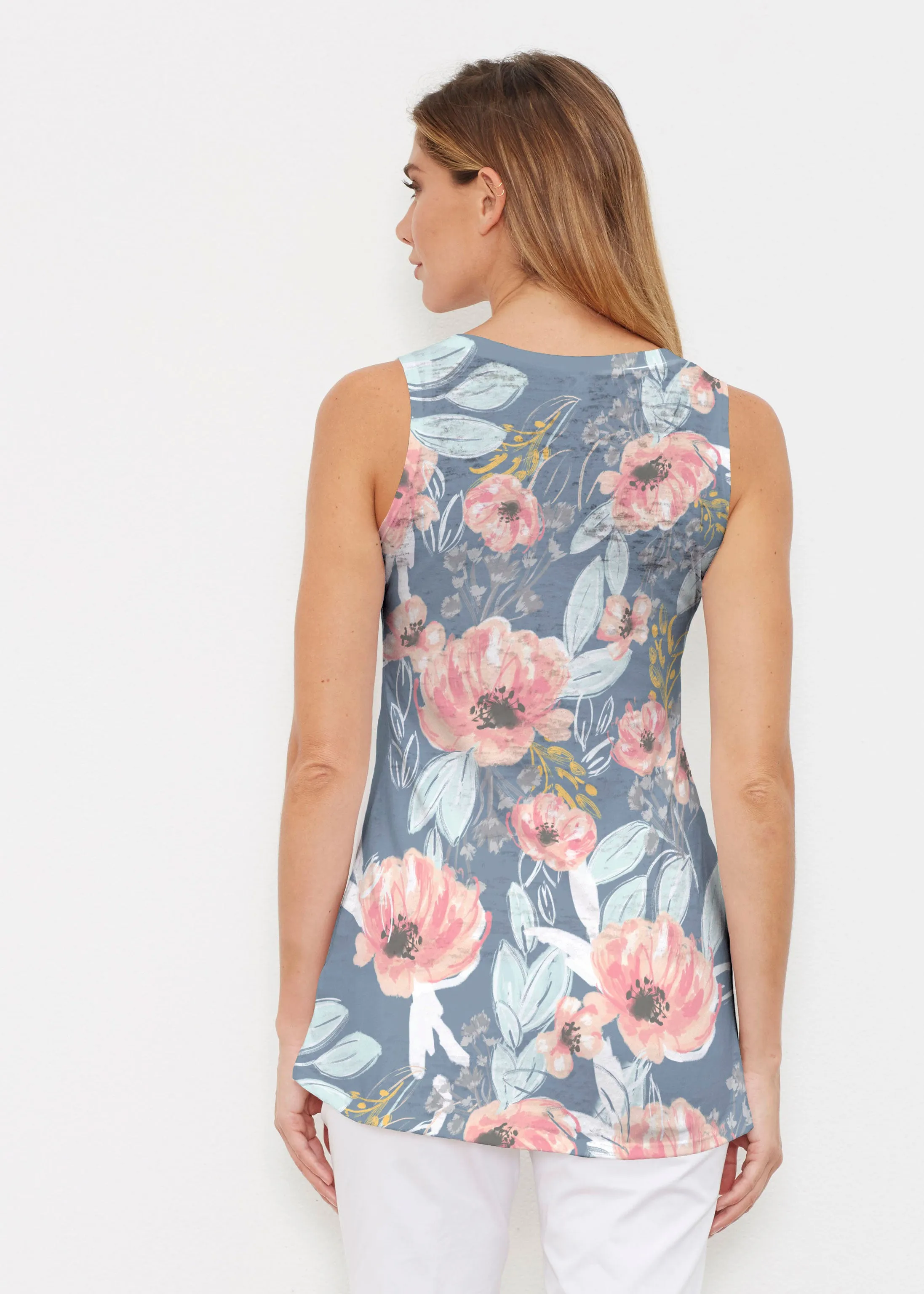 Blossoming Blooms (16226) ~ High-low Tank