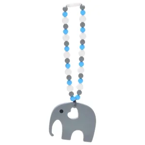 Blue Elephant Baby Carrier Teether Toy